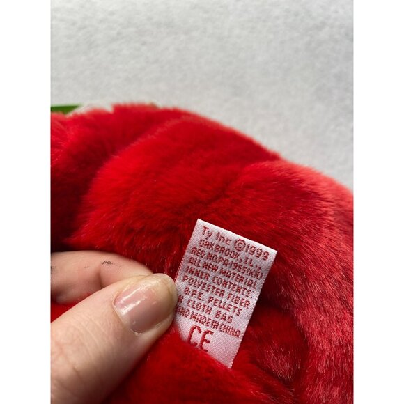 Ty Beanie Buddies Collection 1999 Osito Bear Red With Mexican Flag Plush 14" - Picture 7 of 9